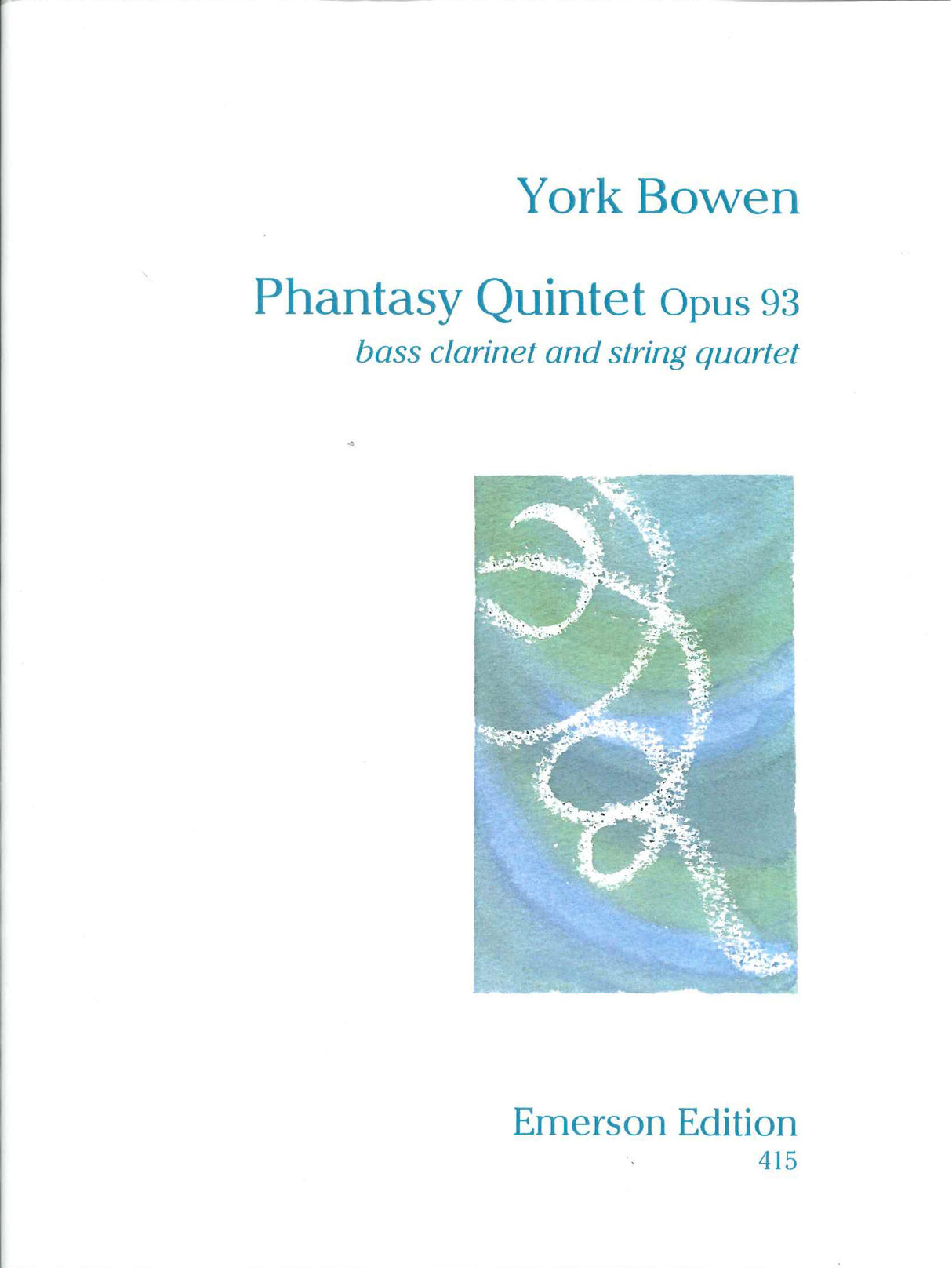 Bowen, Phantasy Quintet op. 93 (BsCl,Str (Emerson Edition)