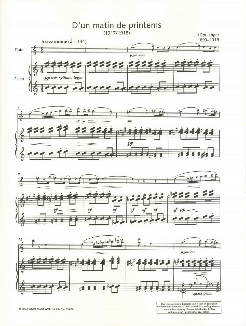 Boulainger, Complete Flute Works (Schott)
