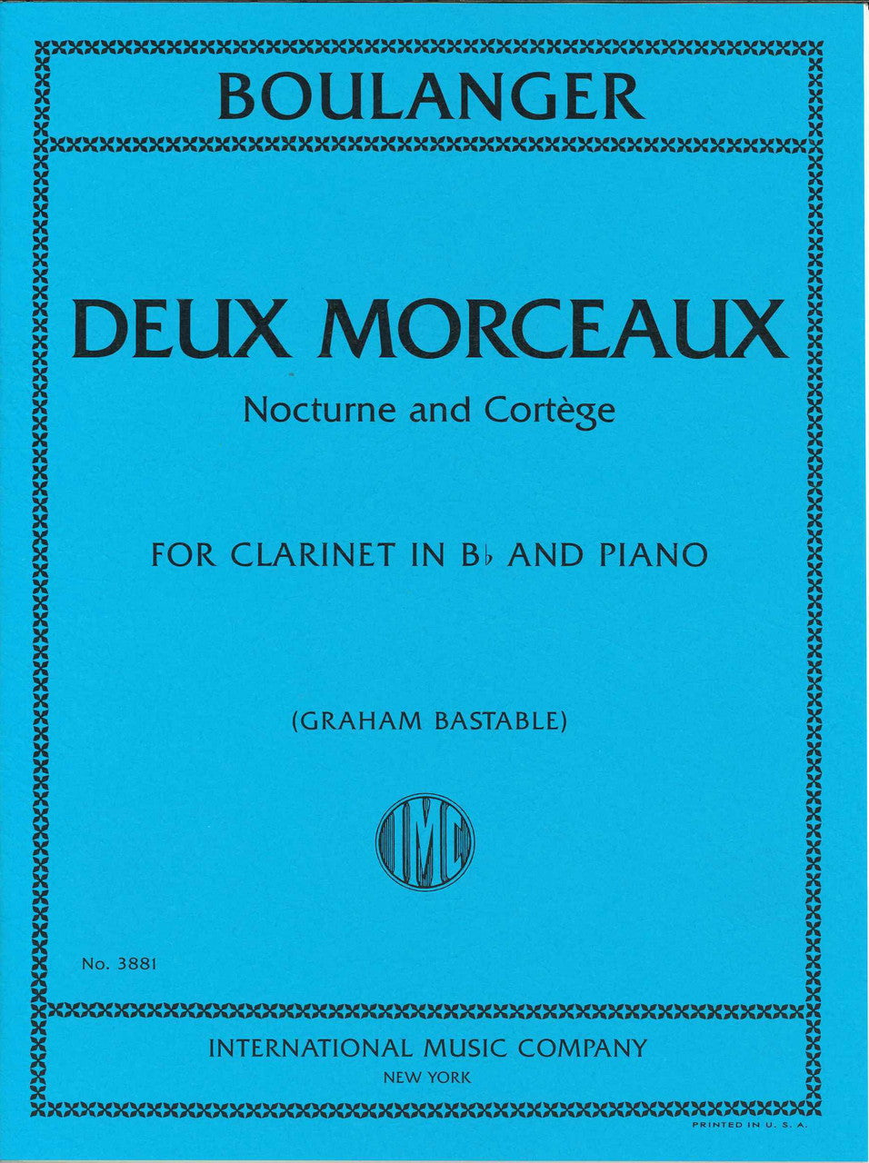 Boulanger, 2 Morceaux: Nocturne, Cortage (IMC)