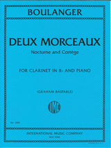 Boulanger, 2 Morceaux: Nocturne, Cortage (IMC)
