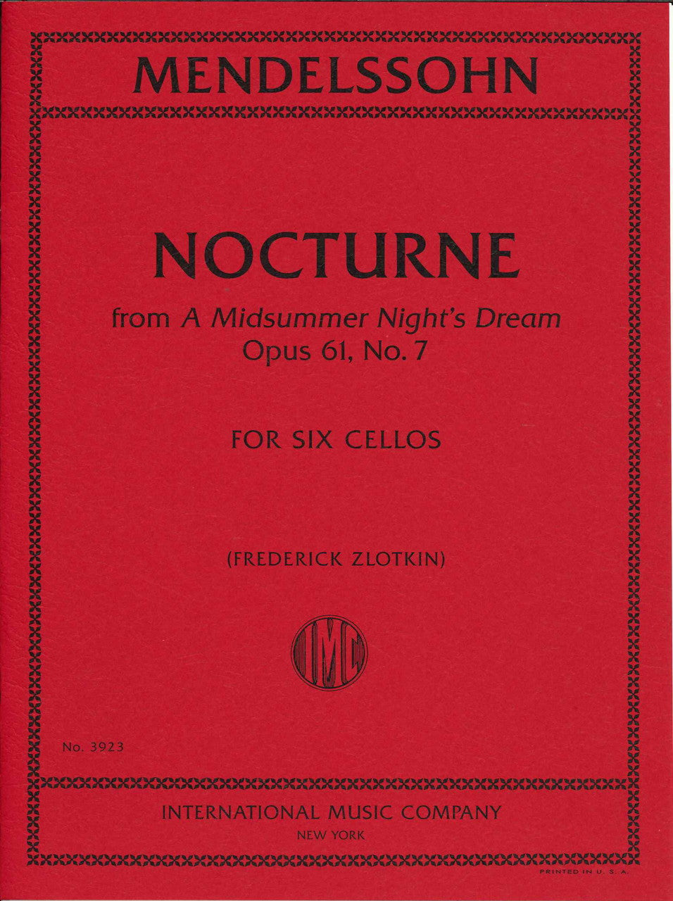 Mendelssohn, Nocturne op. 61/7 (6Vc) (IMC)