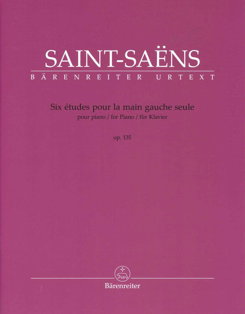 Saint-Saens, 6 Etudes op. 135 m.g. (Barenreiter)