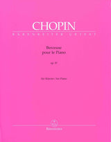 Chopin, Berceuse op. 57 (Schilling-Wang) (Barenreiter)