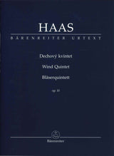 Haas, Wind Quintet op. 10 (Barenreiter)