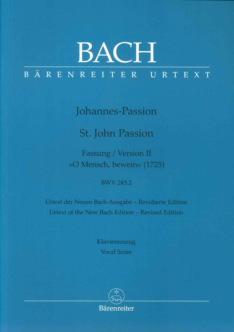 Bach, Johannespassion ver. 2 [G/E] (Barenreiter)