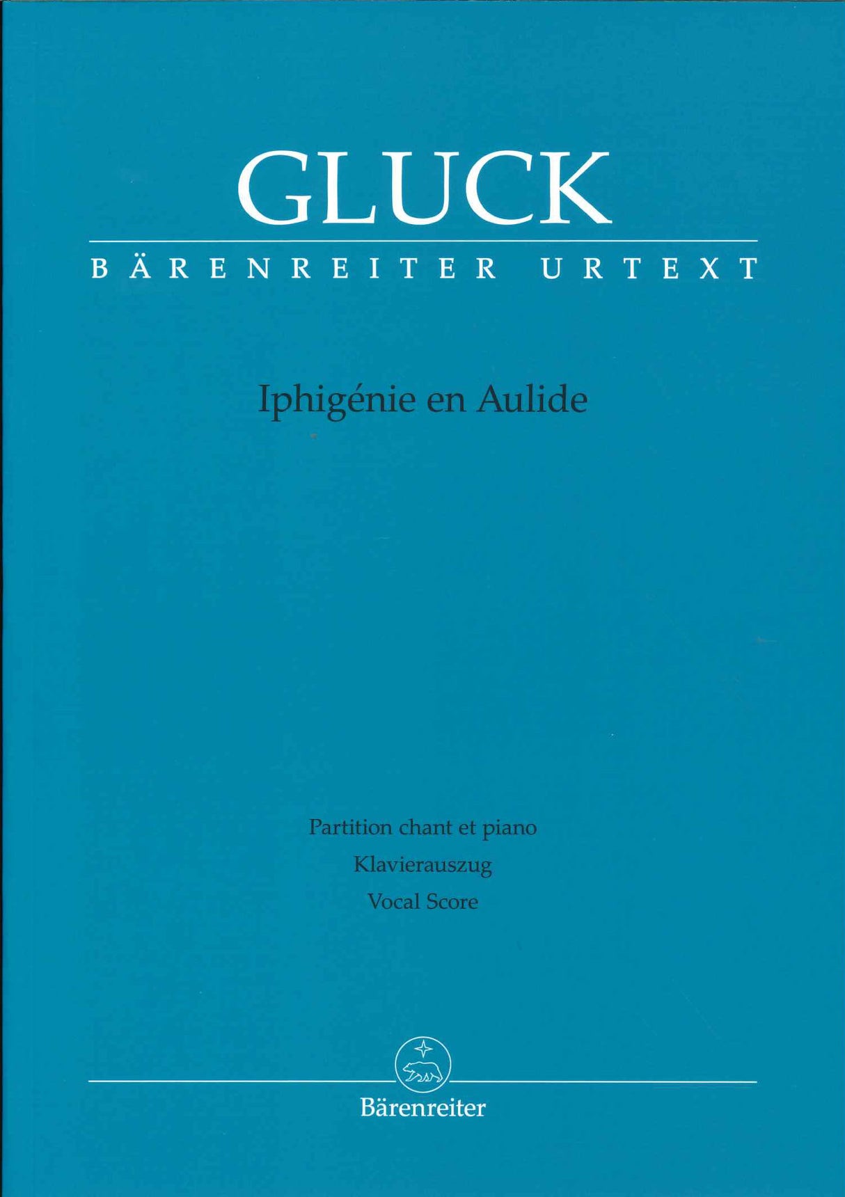 Gluck, Iphigenie en Aulide [F/G] (Barenreiter)