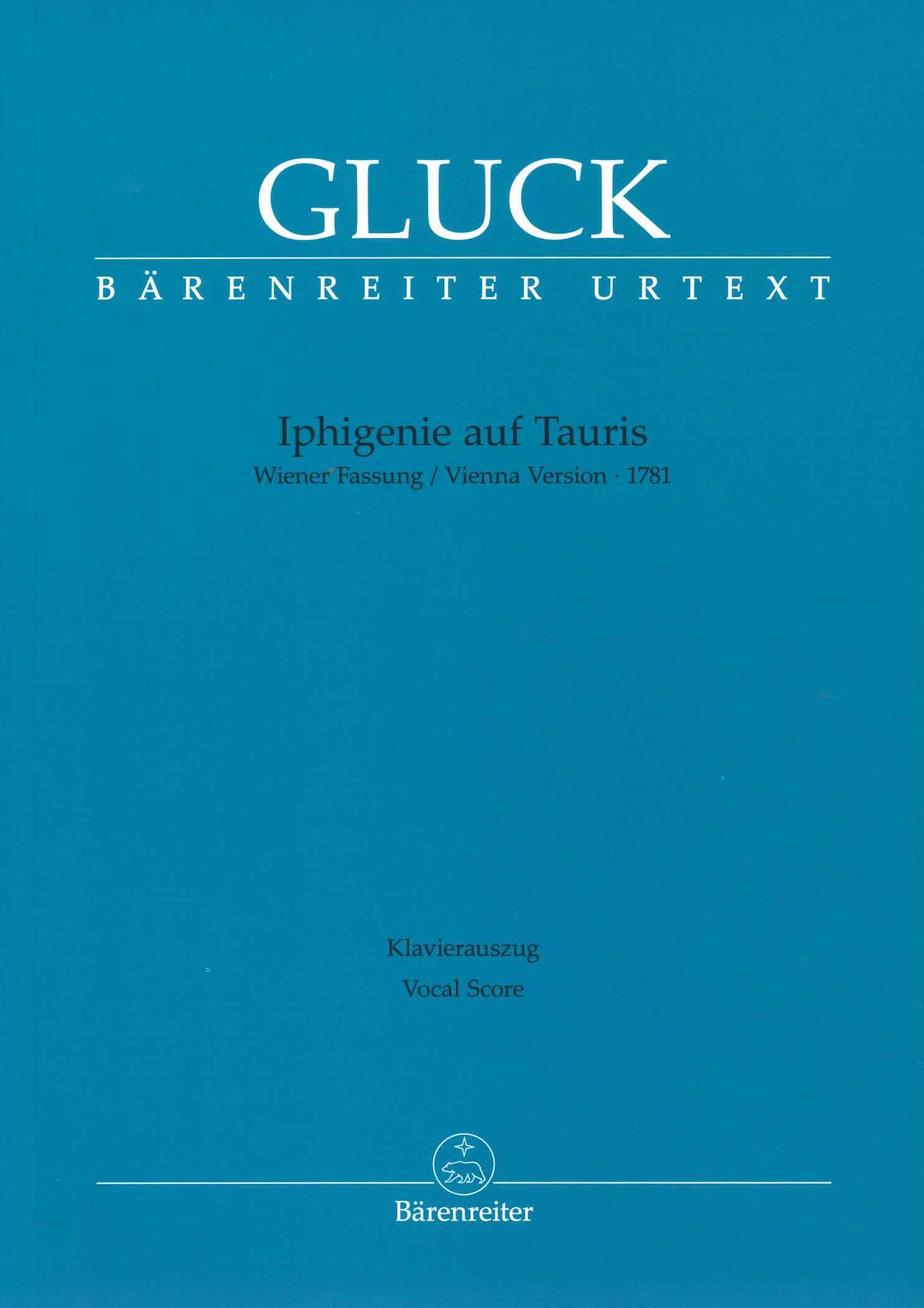 Gluck, Iphigenie auf Tauris (1781) [G] (Barenreiter)