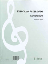 Paderewski, Klavieralbum: 12 Pieces (B-Note)
