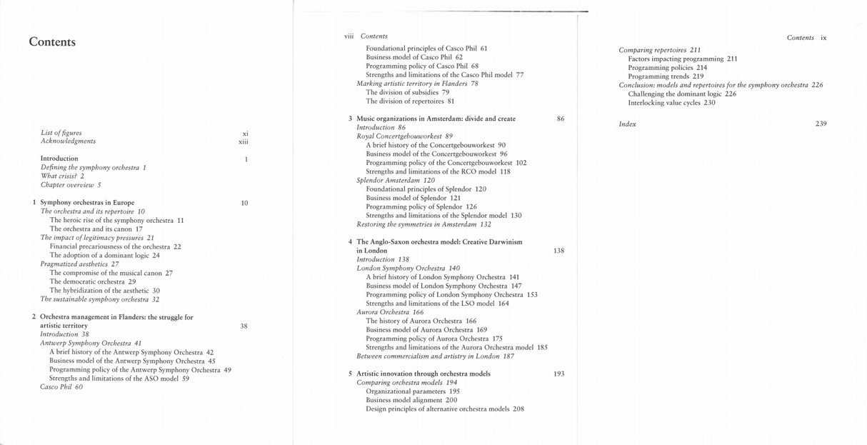 Arne, Orchestra Management: Models (Routledge)