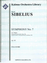 Sibelius, Symphony No. 7 Full Score (E.F.Kalmus)