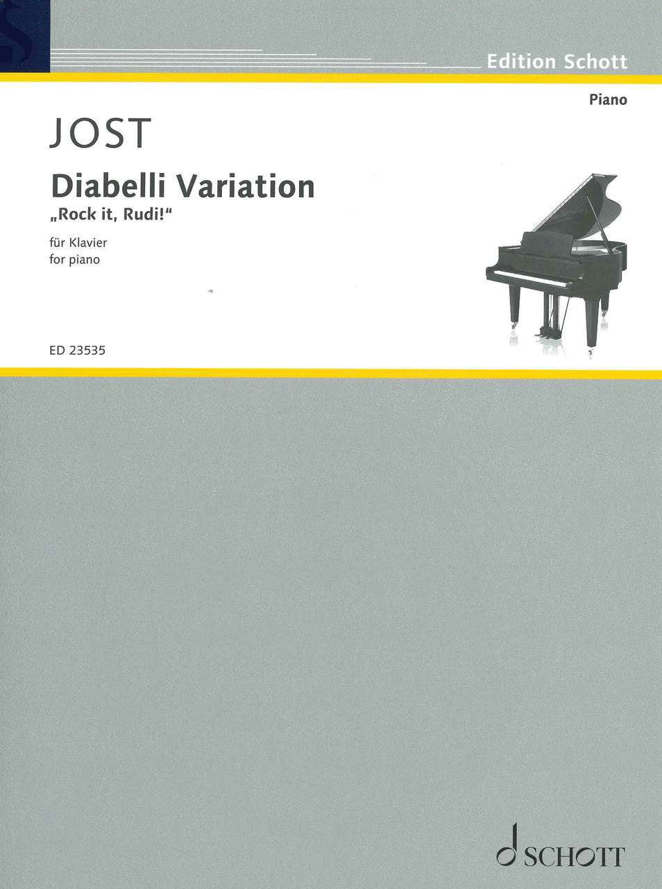 Jost, Diabelli Variation 'Rock it, Rudi' (Schott)