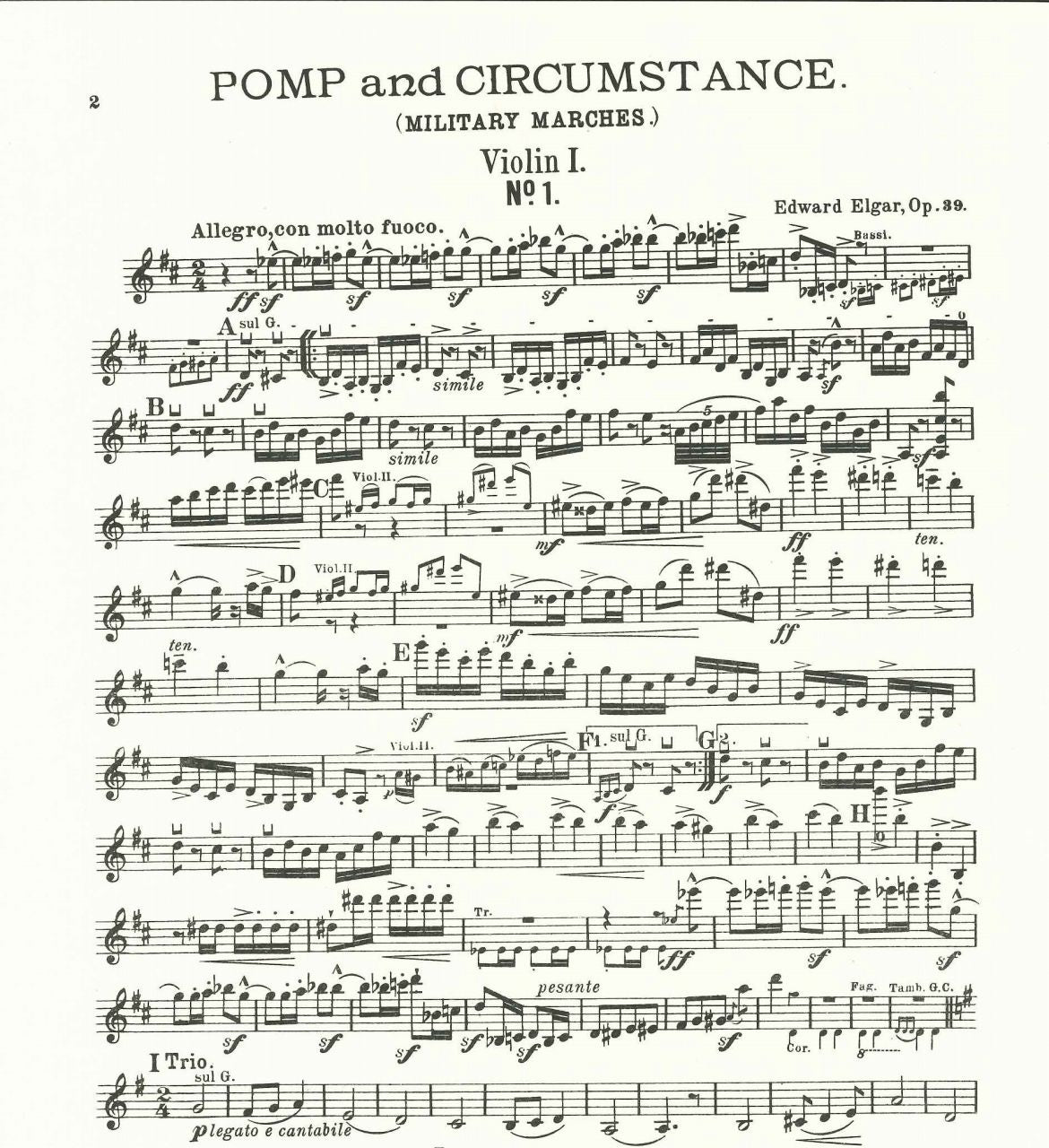 Elgar, Pomp & Circumstance No. 1 (Luck's Music)