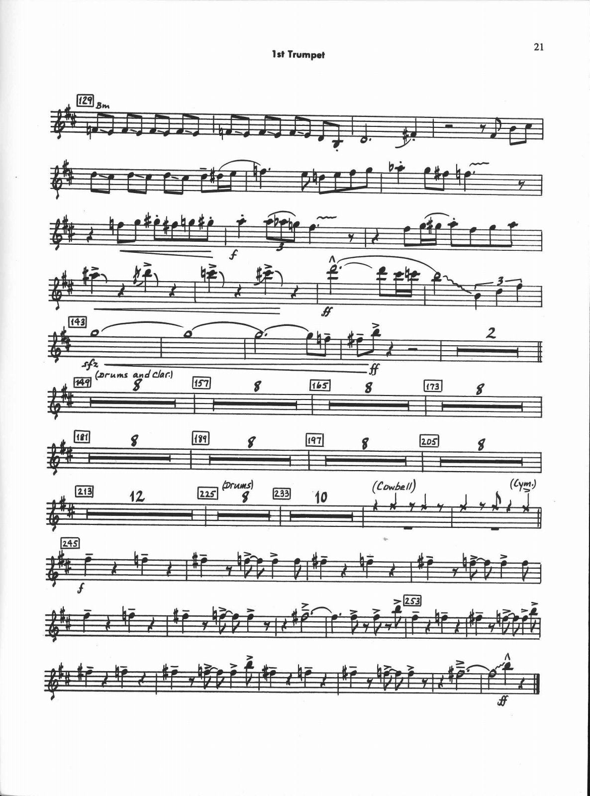Original Big Band Sounds: 1st Trp (Warner Bros./Alfred)