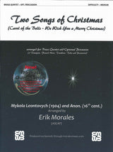 2 Songs of Christmas (Quintet,[Perc]) (Morales Music)