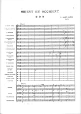 Saint-Saens, Orient et Occident (Orch) (Hoflich)