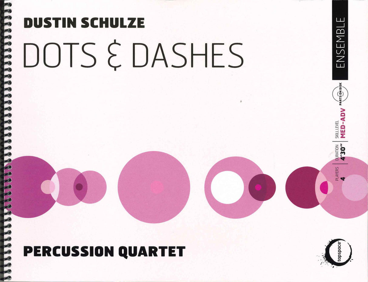 Schulze, Dots & Dashes (Score,CD-ROM) (Tapspace)