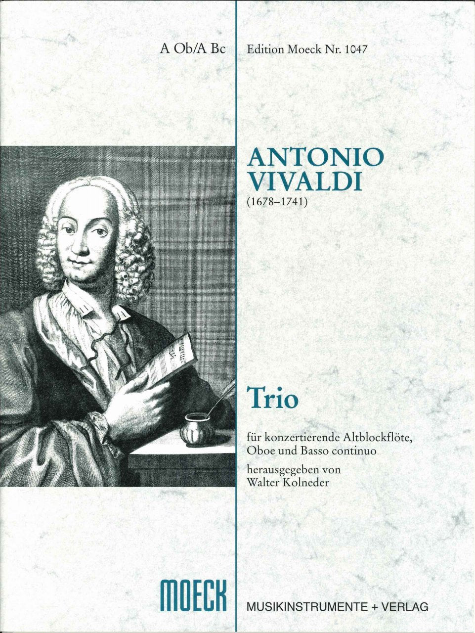 Vivaldi, Trio RV 103 in g (Concerto) (Moeck)