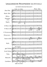 Liszt, Hungarian Rhapsody No. 5 in e (Hoflich)