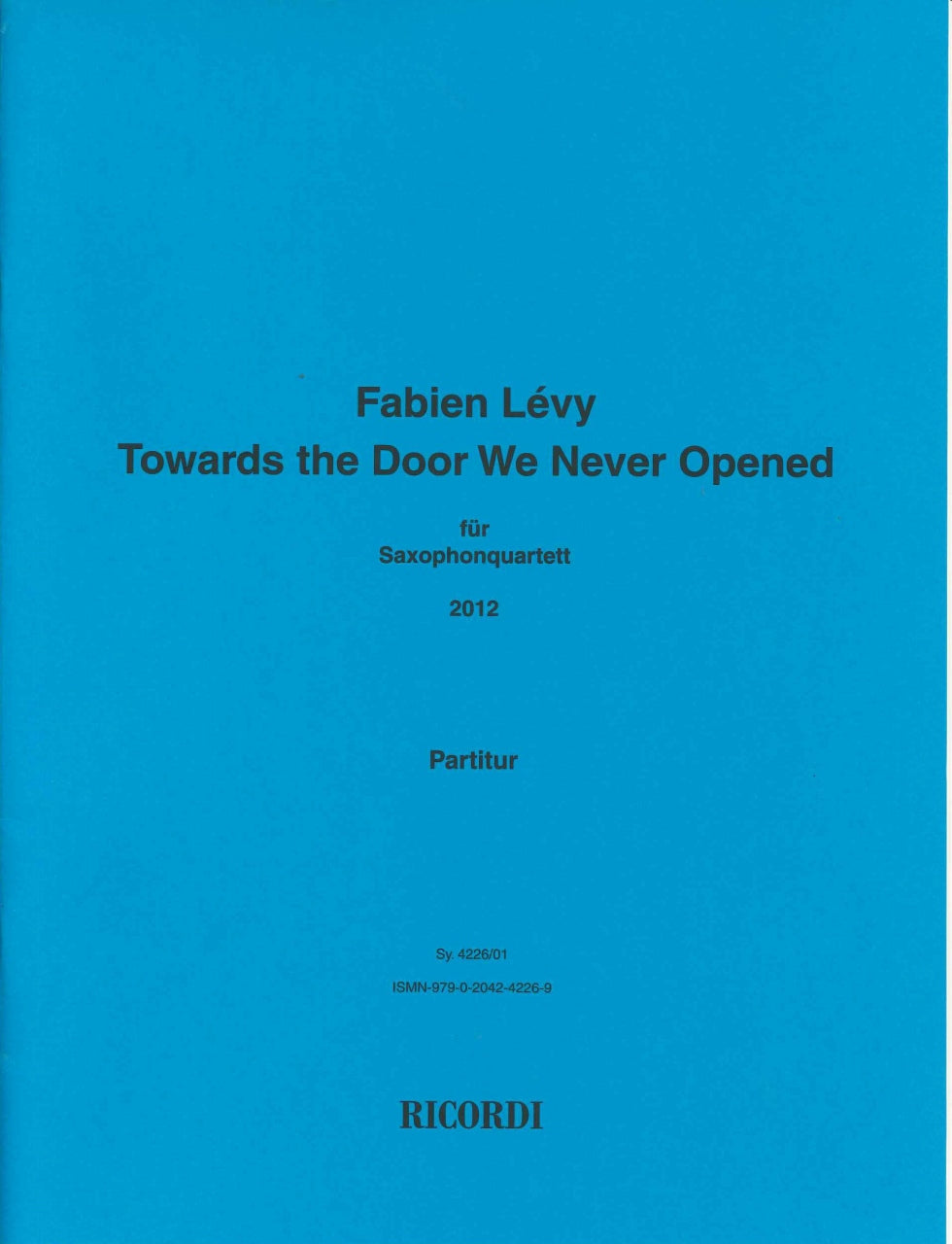 Levy, Towards the Door We Never Opened (Ricordi)