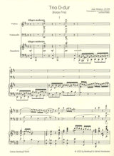 Sibelius, Trio in D, JS 209 'Korpo-' (Breitkopf)