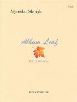 Skoryk, Album Leaf, for Piano Solo (Duma Music)