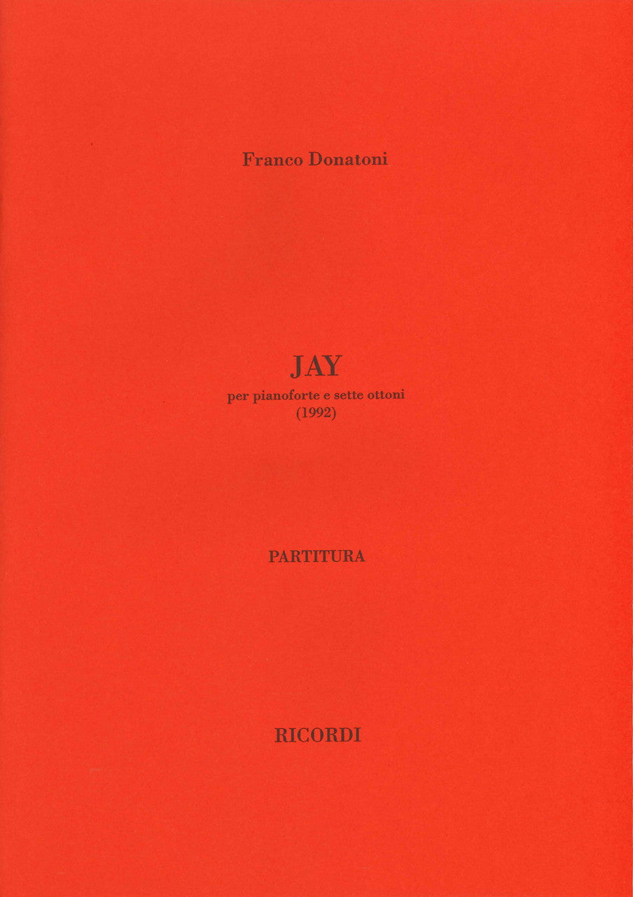 Donatoni, Jay (Pf,7Winds) (1992) (Ricordi)