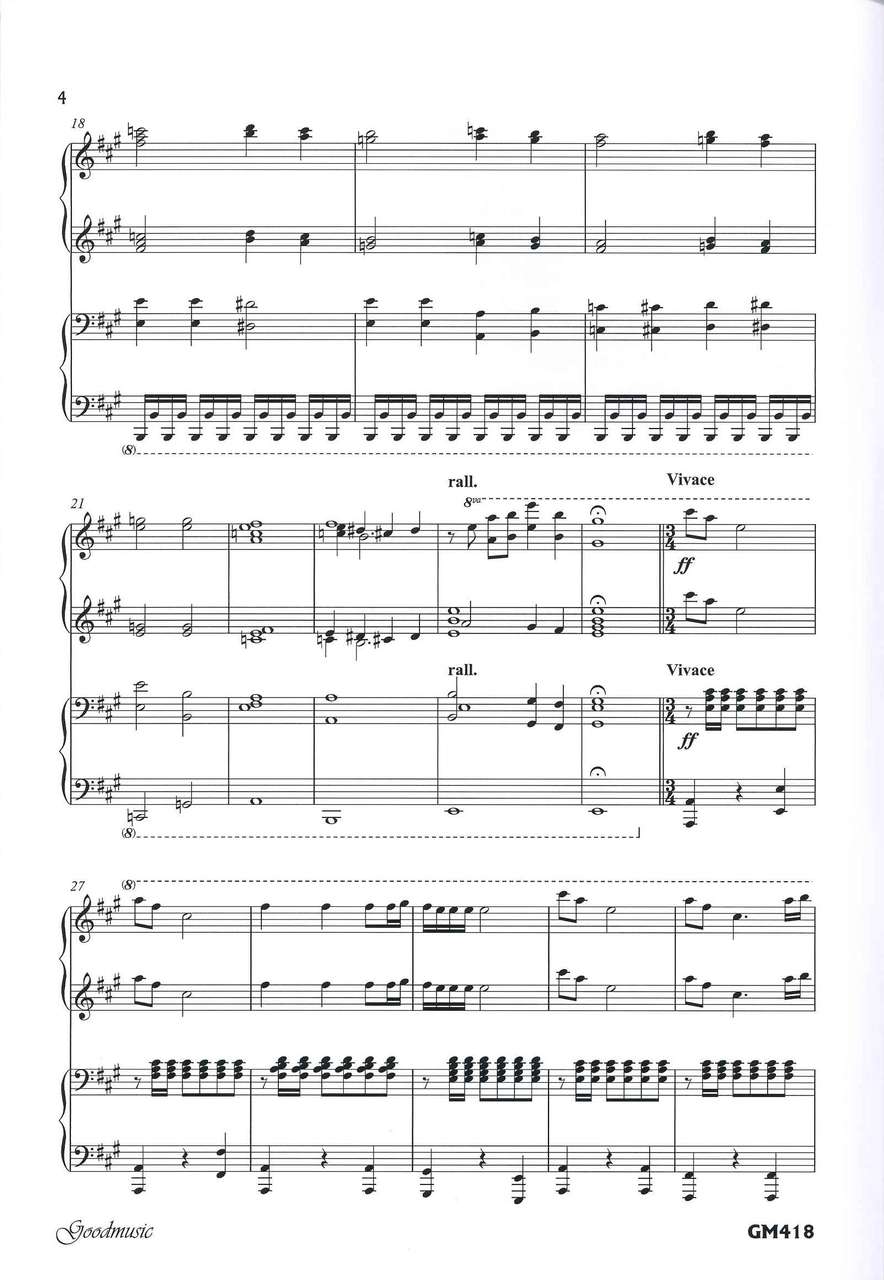 Holst, Introduction and Bolero (Goodmusic Pub.)