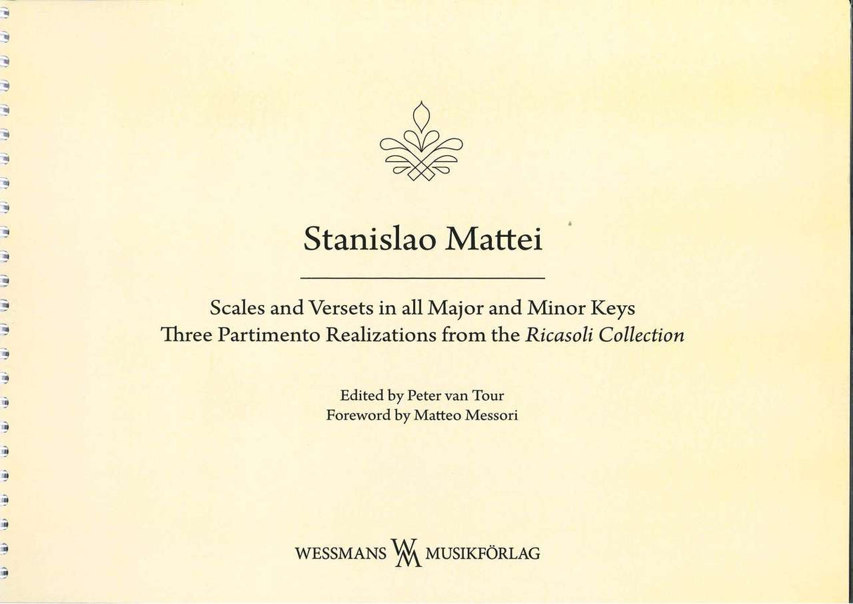 Mattei, Scales & Versets in All Keys [E] (Wessmans Musikforlag)