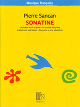 Sancan, Sonatine (BbCl,Pf) (Lemaitre) (Durand)