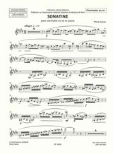 Sancan, Sonatine (BbCl,Pf) (Lemaitre) (Durand)