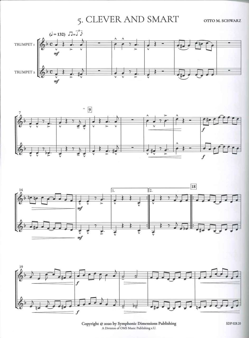 Schwarz, Stay Tuned. Pop & Jazz (2Trp) (Symphonic Dimensions Pub.)