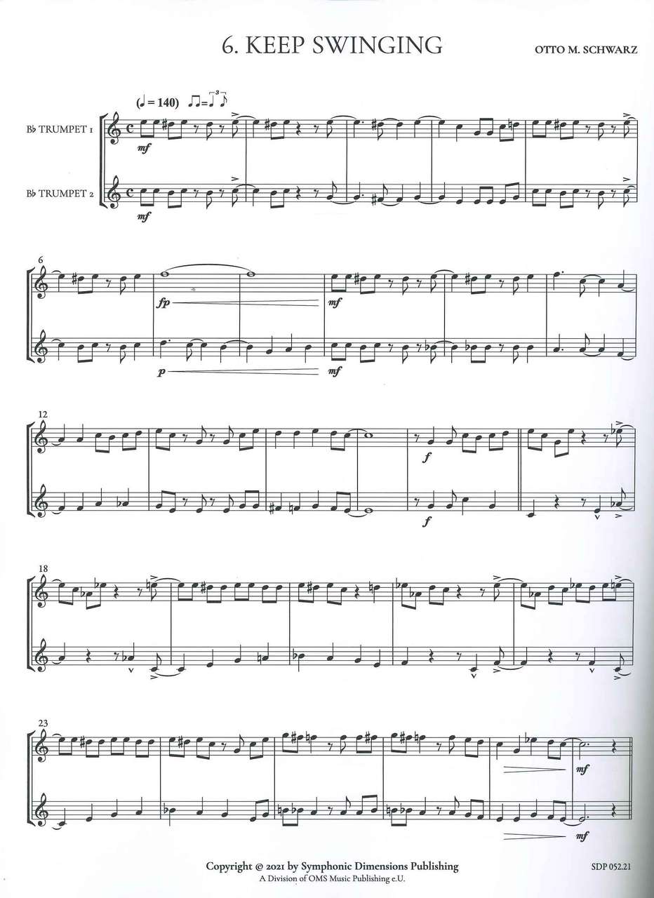Schwarz, Doobidoo for Two (2Trp) (Symphonic Dimensions Pub.)