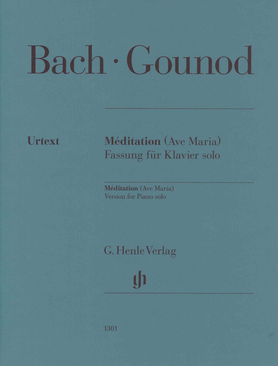 Bach/Gounod, Meditation (Ave Maria) (Henle)