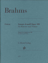 Brahms, Sonata No. 3 in d, op. 108 (Henle)
