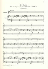 Bach,/Gounod, Ave Maria (High,Pf) [L] (Henle)