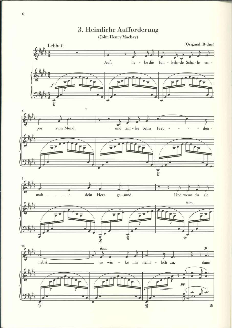 Strauss,R., 4 Lieder op. 27 (Low) [G] (Henle)