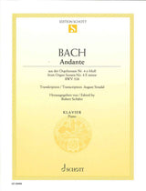 Bach, Sonata BWV 528, Andante (Stradal) (Schott)