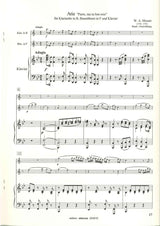Mozart, 2 Arien 'Titus' (Cl,Basset,Pf) (Ebenos)