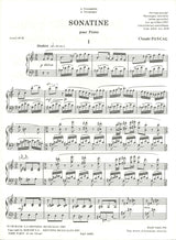 Pascal, Sonatine pour piano (Durand)