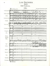 Glazunov, Seasons op. 67, Summer: Score (Luck's Music)