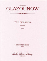Glazunov, Seasons op. 67, Autumn Score (Luck's Music)