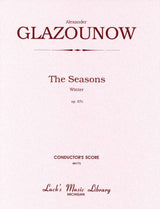 Glazunov, Seasons op. 67, Winter Score (Luck's Music)