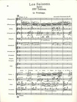 Glazunov, Seasons, Spring Full Score (Luck's Music)