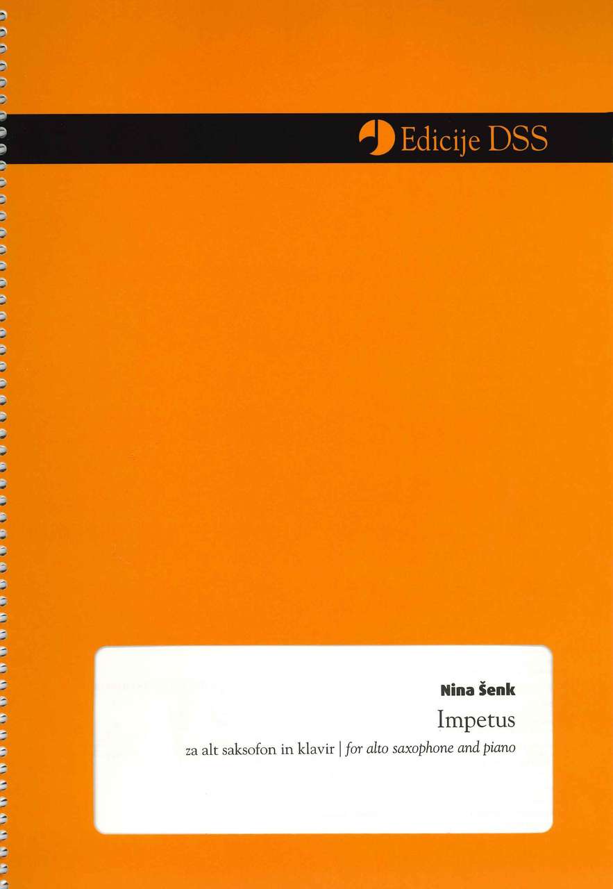 Senk, Impetus (ASax,Pf) (DSS (Society of Slovene Composers))