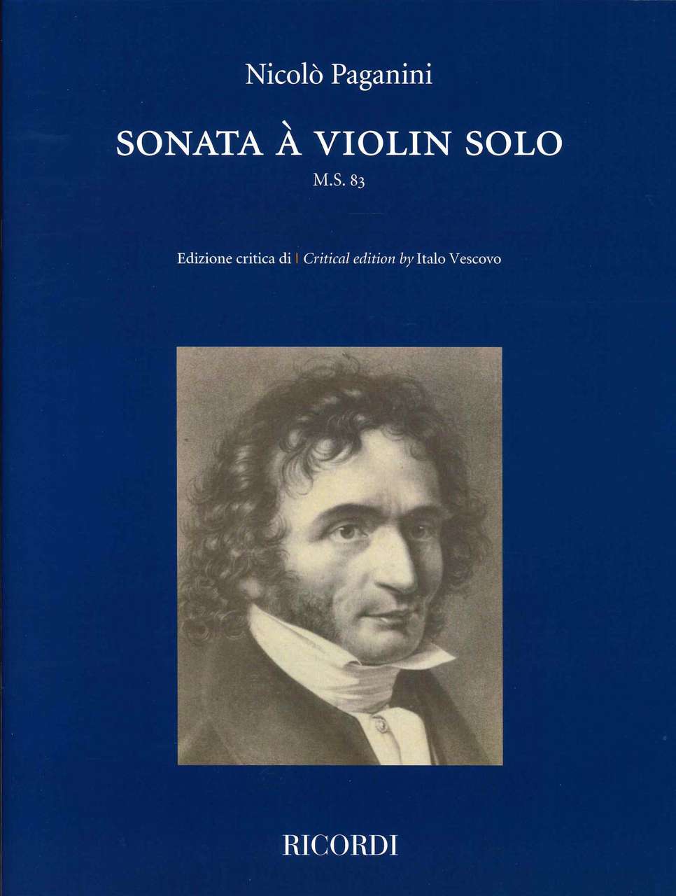Paganini, Sonata a violin solo M.S. 83 (Ricordi)