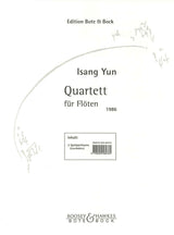 Yun, Quartett fur Fl. 3 Playing Scores (Bote & Bock)