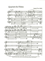 Yun, Quartett fur Fl. 3 Playing Scores (Bote & Bock)