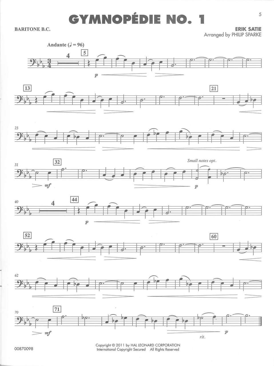 Classical Solos for Baritone (Sparke) (Hal Leonard)