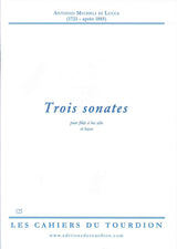 Micheli di Lucca, 3 Sonates (ARec,Bc) (Les Editions du Tourdion)