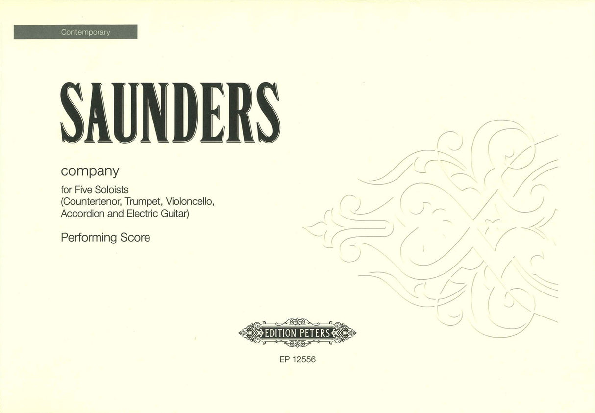 Saunders, Company, for 5 Players (Peters)